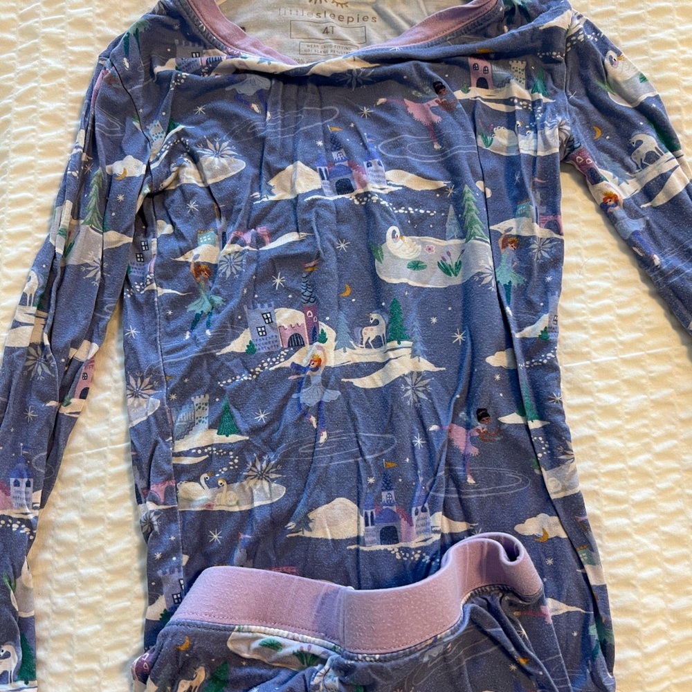 Little Sleepies Dreamy purple Pajama Set
